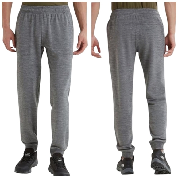 ICEBREAKER NWT Merino Jogger Grey Shifter Pants Gritstone Yoga Workout XL - Picture 9 of 12